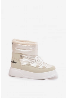 Śniegowce Damskie Na Platformie Lee Cooper LCJ-25-03-3815 Białe
