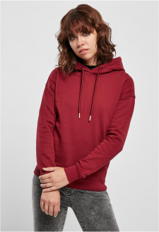 Ladies Organic Hoody burgundy