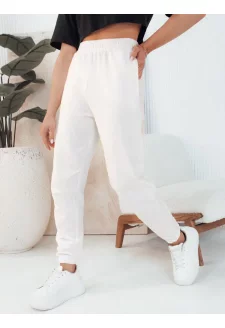 Spodnie damskie dresowe SWAN ecru Dstreet UY2082