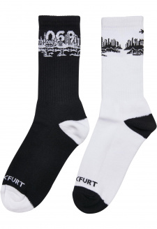 Major City 069 Socks 2-Pack black/white