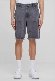 Open Edge Two Knee Denim Shorts new grey washed