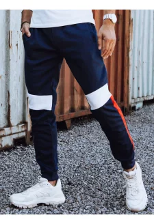 Spodnie męskie dresowe granatowe Dstreet UX4455