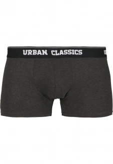 Men Boxer Shorts 2-Pack black/charcoal