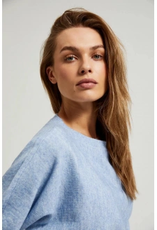 WOMEN'S SWEATER Z-SW-4512 L.BLUE MEL