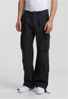 Double Cargo Pants black