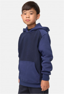 Boys 2-Tone Fake Raglan Hoody midnightnavy/darkblue