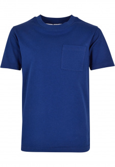 Boys Organic Basic Pocket Tee spaceblue