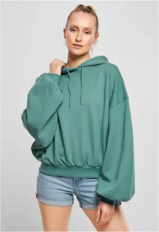 Ladies Organic Oversized Terry Hoody paleleaf