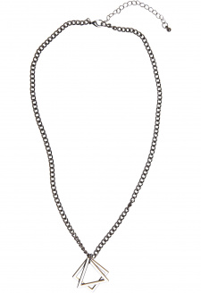 Mercury Layering Necklace gunmetal