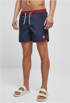 Retro Swimshorts burgundy/midnightnavy