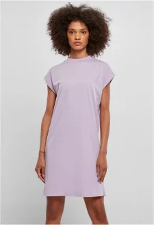 Ladies Turtle Extended Shoulder Dress lilac