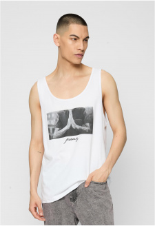 Pray Tank Top white