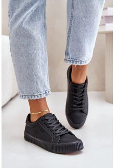 Ocieplane Trampki Damskie Big Star OO274A462 Czarne