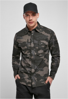 Slim Worker Shirt darkcamo