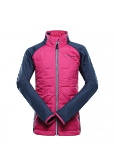 Dětská mikina s merino výplní ALPINE PRO JORWO 2 fuchsia fedora