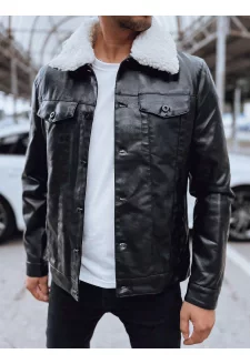 Kurtka męska skórzana czarna Dstreet TX4704