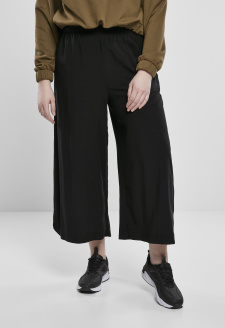 Ladies Wide Viscose Culotte black