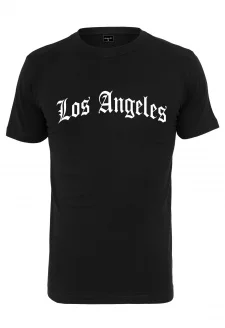 Los Angeles Wording Tee black