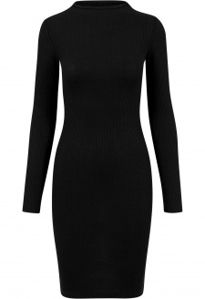 Ladies Rib Dress black