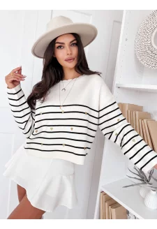 Sweter damski VELORIA ecru MY2026