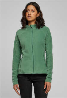 Ladies Polar Fleece Zip Hoody salvia