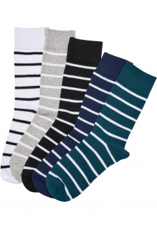 Small Stripes Socks 5-Pack wintercolor