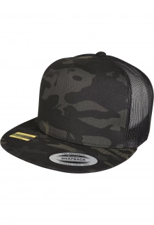 Multicam Trucker Cap black