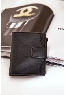 Portfel Damski Eko Skórzany Czarny Jezorea