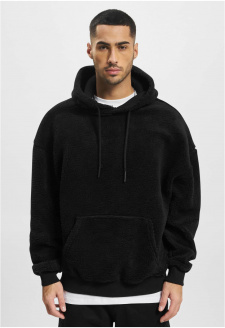 DEF Teddy Hoody Embroidery black