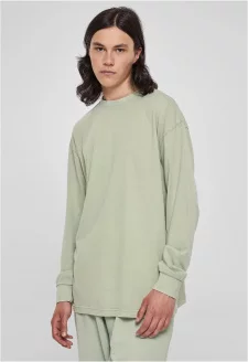 Heavy Boxy Acid Wash Longsleeve vintagegreen