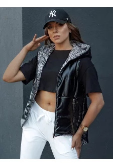 Kamizelka pikowana damska ICONVEST czarna Dstreet TY4432