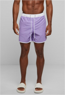 Retro Swimshorts lavender/white