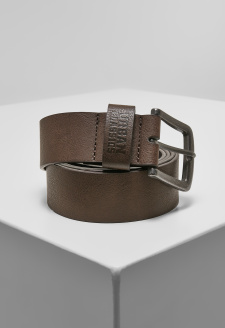 Leather Imitation Belt brown