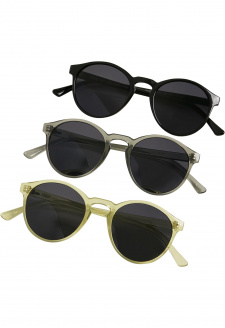 Sunglasses Cypress 3-Pack black/lightgrey/yellow